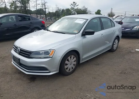 2015 Volkswagen Jetta 2.0L S из США, поврежденный, VIN 3VW2K7AJ2FM297990